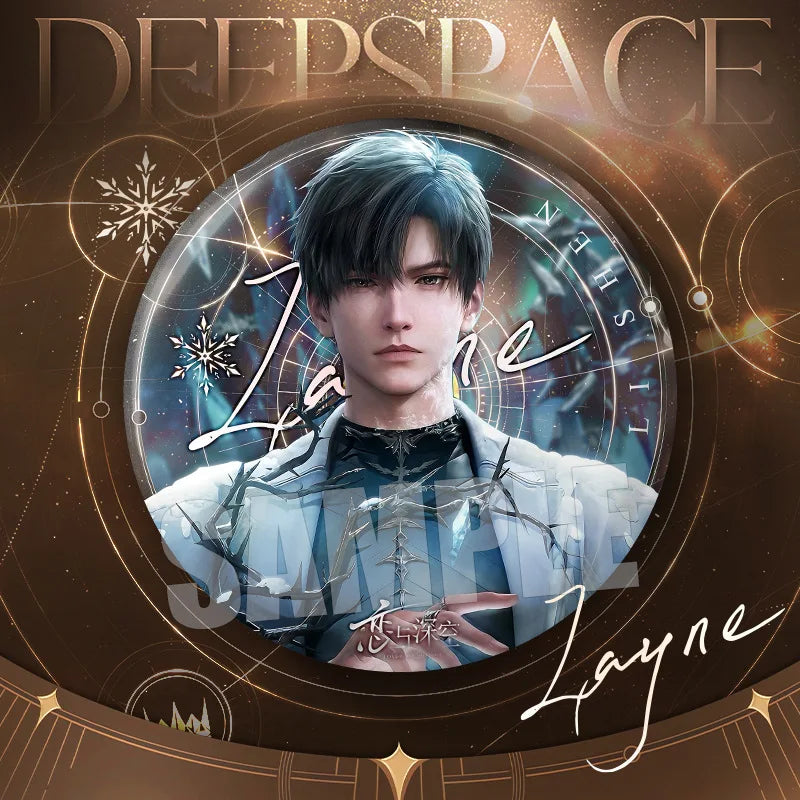 2025 75MM Love and Deepspace Sylus Rafayel Zayne Xavier Caleb Anime Flash Breeder Badge Emblem Brooch Cospaly Cartoon Gifts New