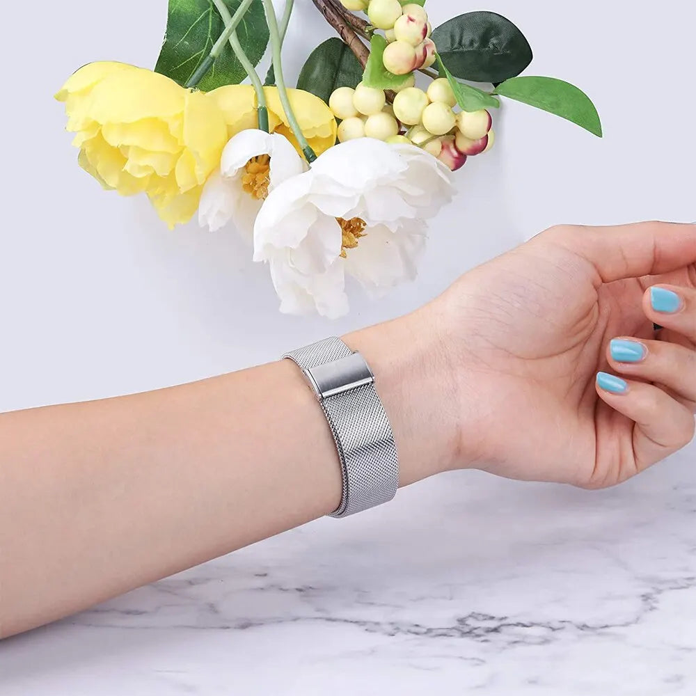 22mm 20mm Milanese Loop Strap For Samsung Galaxy Watch 7 6 5 4 44mm 40mm S3 Active 2 Amazfit Bracelet Huawei GT 3 4 46mm 2e Band