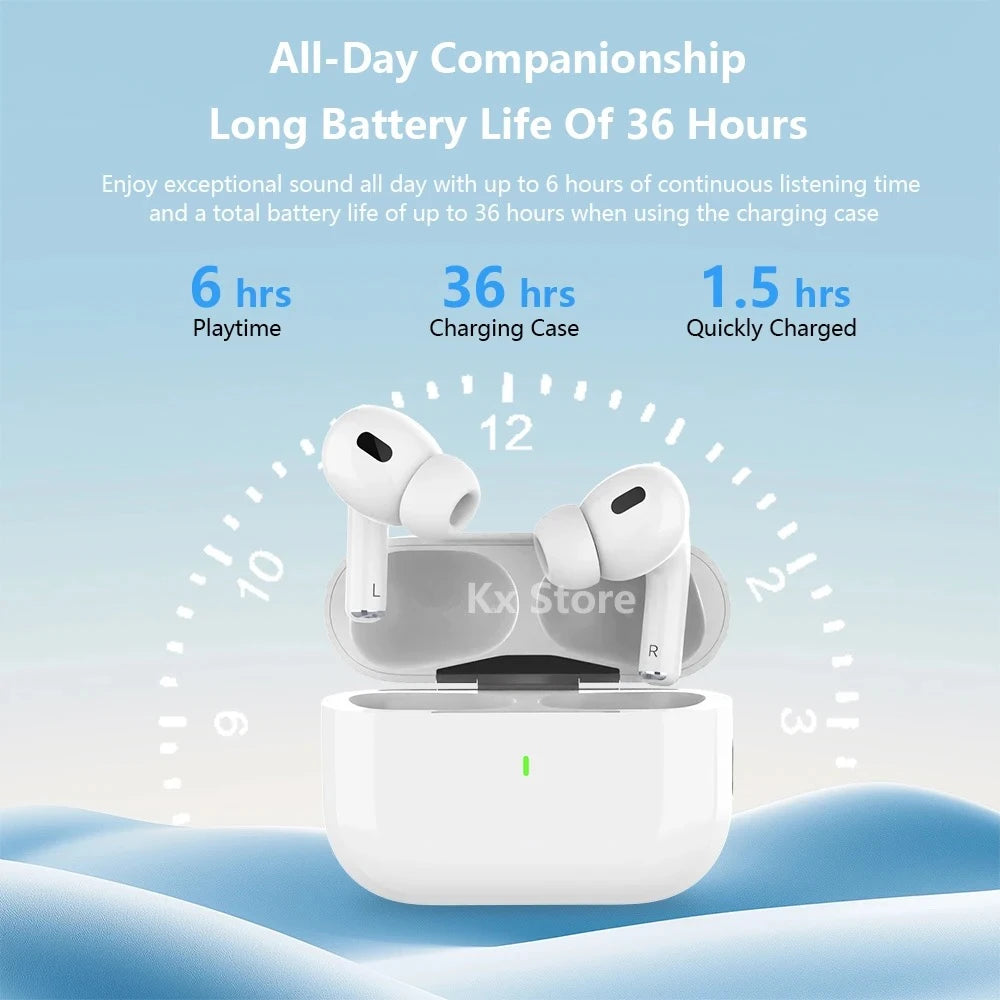 Original Air Pro Wireless Earbud Bluetooth Earphones For Xiaomi iPhone Samsung ANC Wireless Headphone Game Sport Microphone HiFi