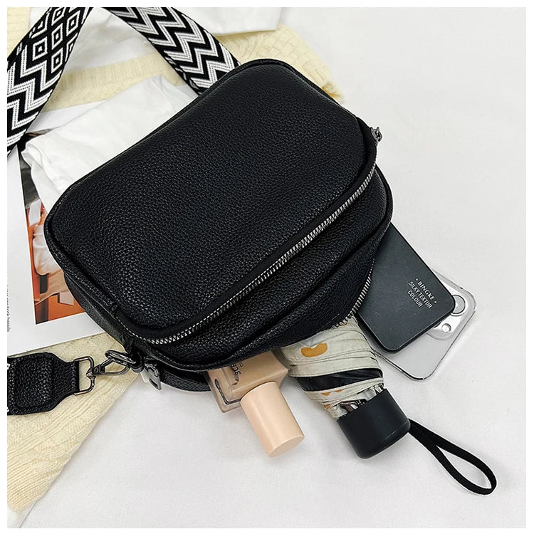 New Fashion Women's Bag Senior Simple Atmosphere Single Shoulder Crossbody Bag With Retro Small Square Bag Simple Fashion