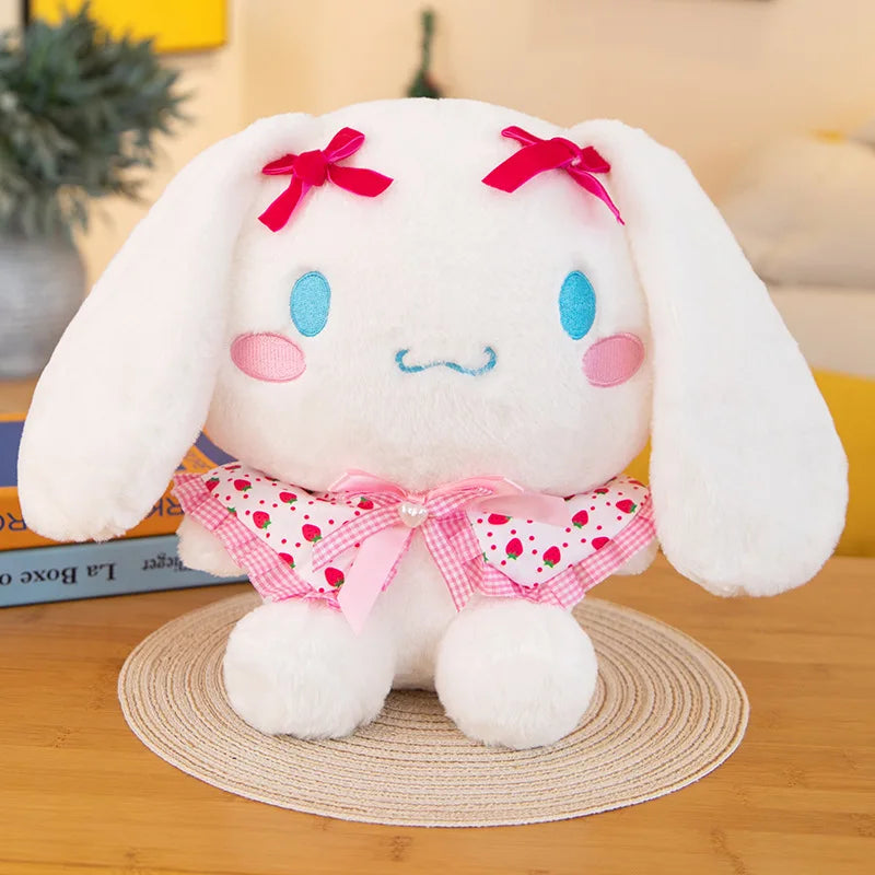 Sanrio Kuromi Hello Kitty My Melody Cute Cinnamoroll Pillow Plush Toys Plushie Keychain Stuffed Doll for Kids Christmas Gifts