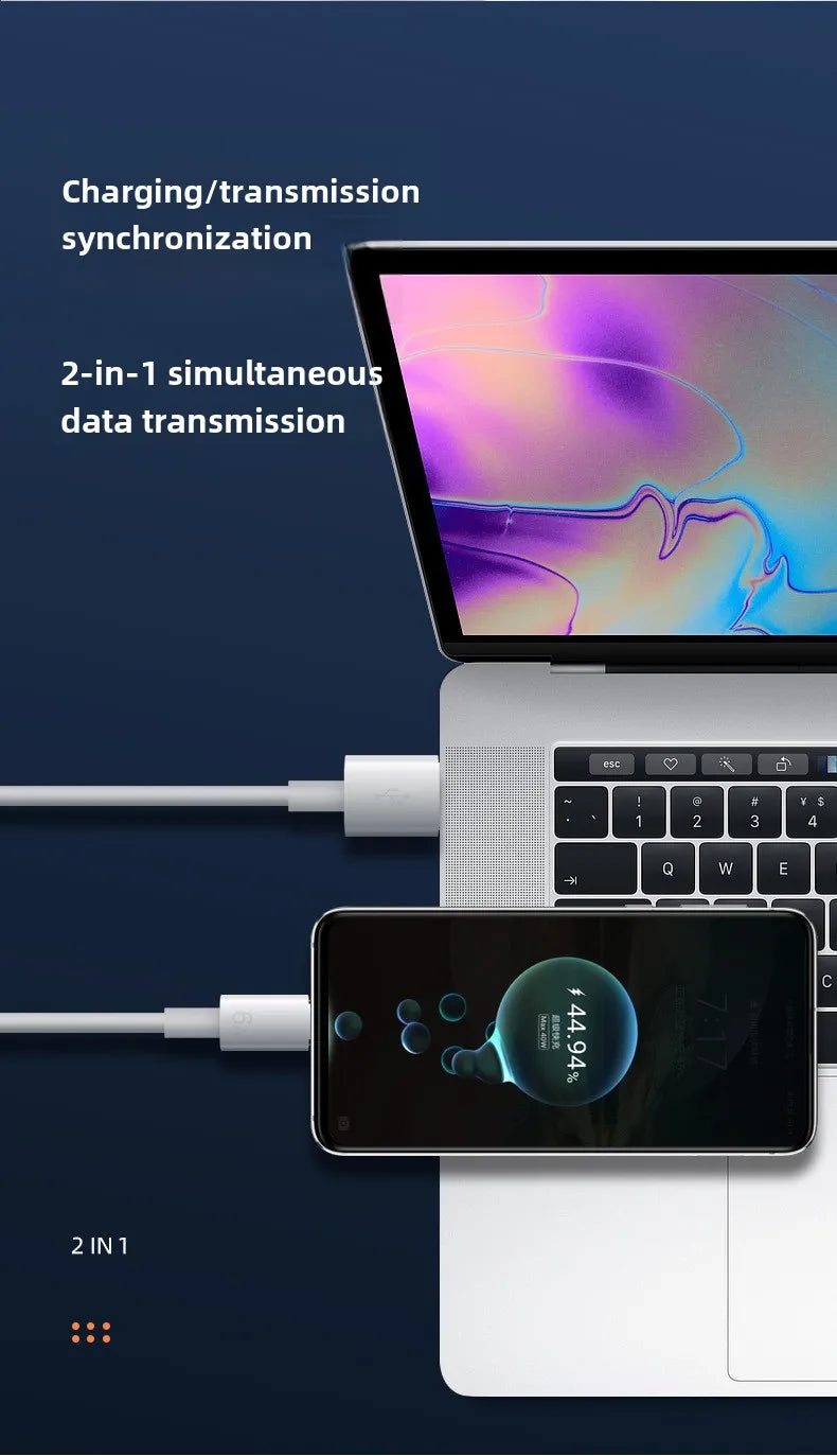 Suitable For Android Phone 6A Charging Cable,Universal 66W Data Cable,Type-C Super Fast Charging,Not Suitable For iPhone