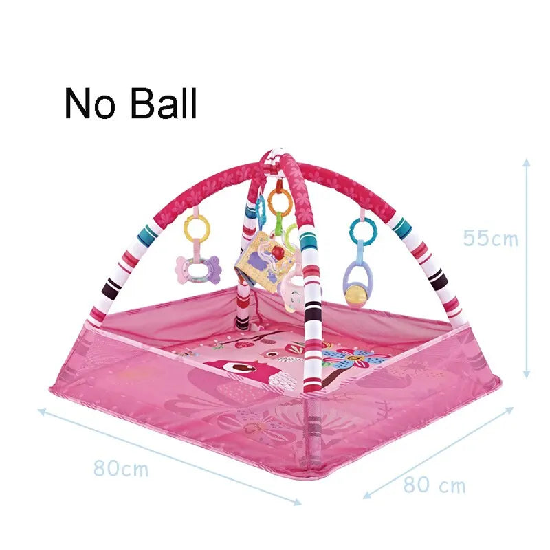 Baby Fitness Frame Crawling Play Mat Multifunction Fence Floor Toddler Activity Gym Game Activity Blanket Newborn Kids Toys