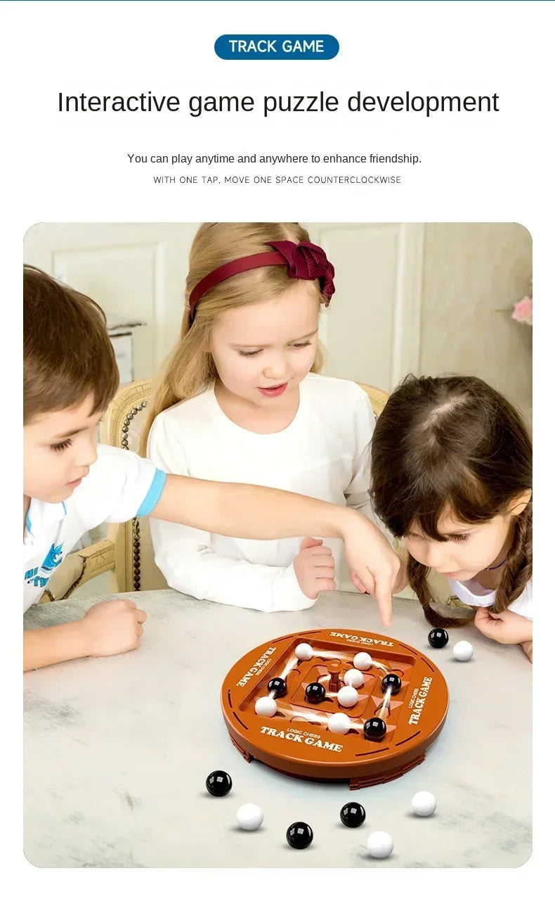 Foldable Children's Online Board Game Classic Battle 4 Chess Family Toys Early Puzzle Thinking Training Gifts