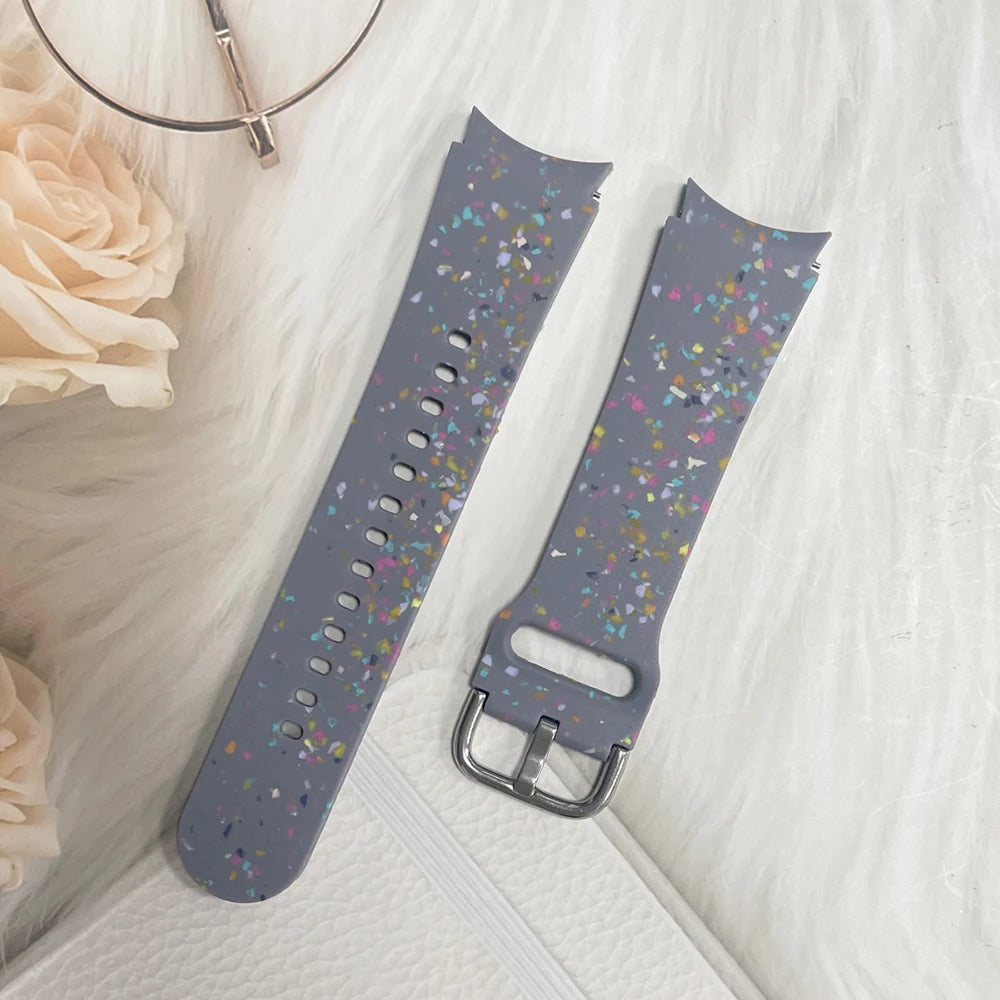 Silicone Strap For Samsung Galaxy Watch 6/6 Classic Eco-friendly Watchband for Galaxy Watch 4 5 6 7 FE