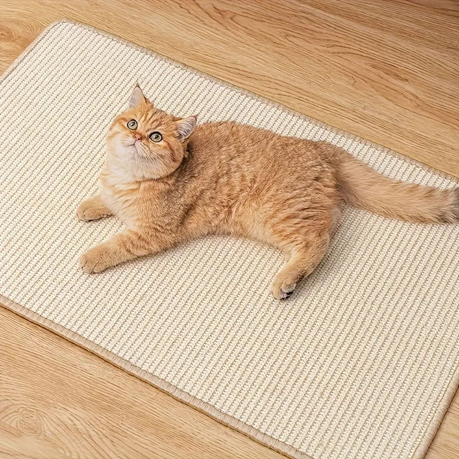 Sisal Mat Pet Cat Scratching Board to Protect the Sofa Cat Scratch Resistant to Abrasion Claws Do Not Drop Crumbs Cat Supplies