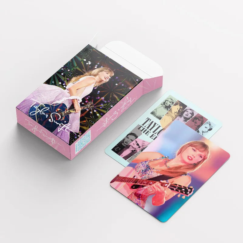 60+32Pcs/Set Taylor Photo Card European American Star Album Small Card Double-sided LOMO Card Fan Collection Card Book