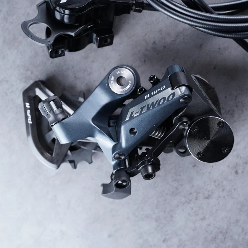 LTWOO GRT / GR9 Disc 1x11s / 1x12s Gravel Hydraulic Disc Brake Groupset + ZRACE XG Flat Mount Brake Caliper, Carbon Fibre