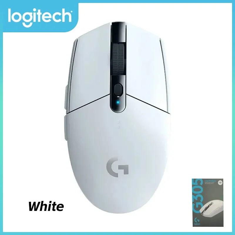 Logitech G304/G305 LIGHTSPEED Wireless Lightweight Gaming Mouse For FPS/MOBA/MMO/RPG/CS2- HERO Sensor 12K DPI, 6 Programmable