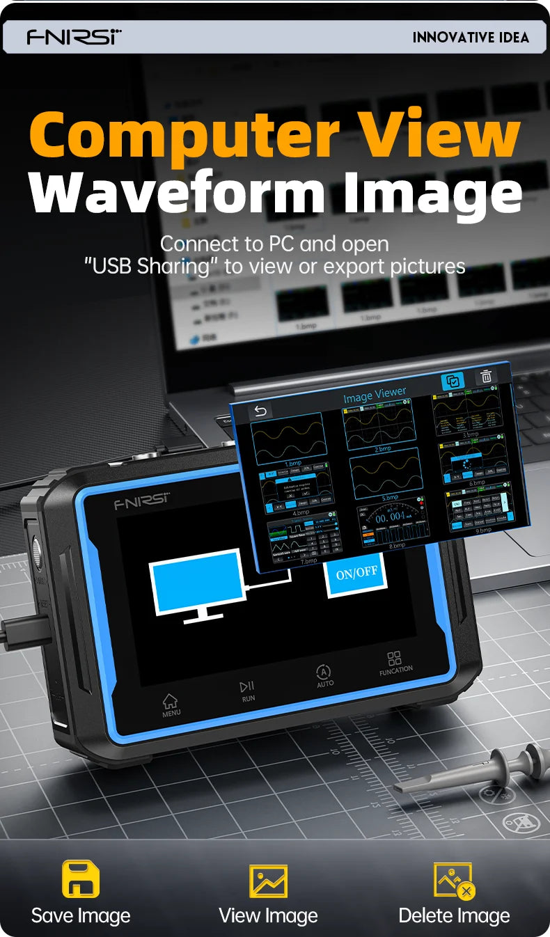 FNIRSI 2C53P Touch Screen Digital Oscilloscope+Multimeter+Signal Generator 3IN1 Dual Channel 50MHZ Automatic Osciloscópio Tools