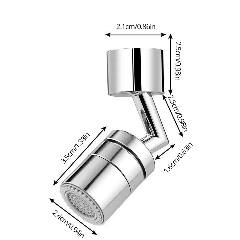 Kitchen Bathroom Pressurized Extension Foaming Faucet 720 Degrees Rotating Dishwashing Wash Face Rinsing Splash Proof Head