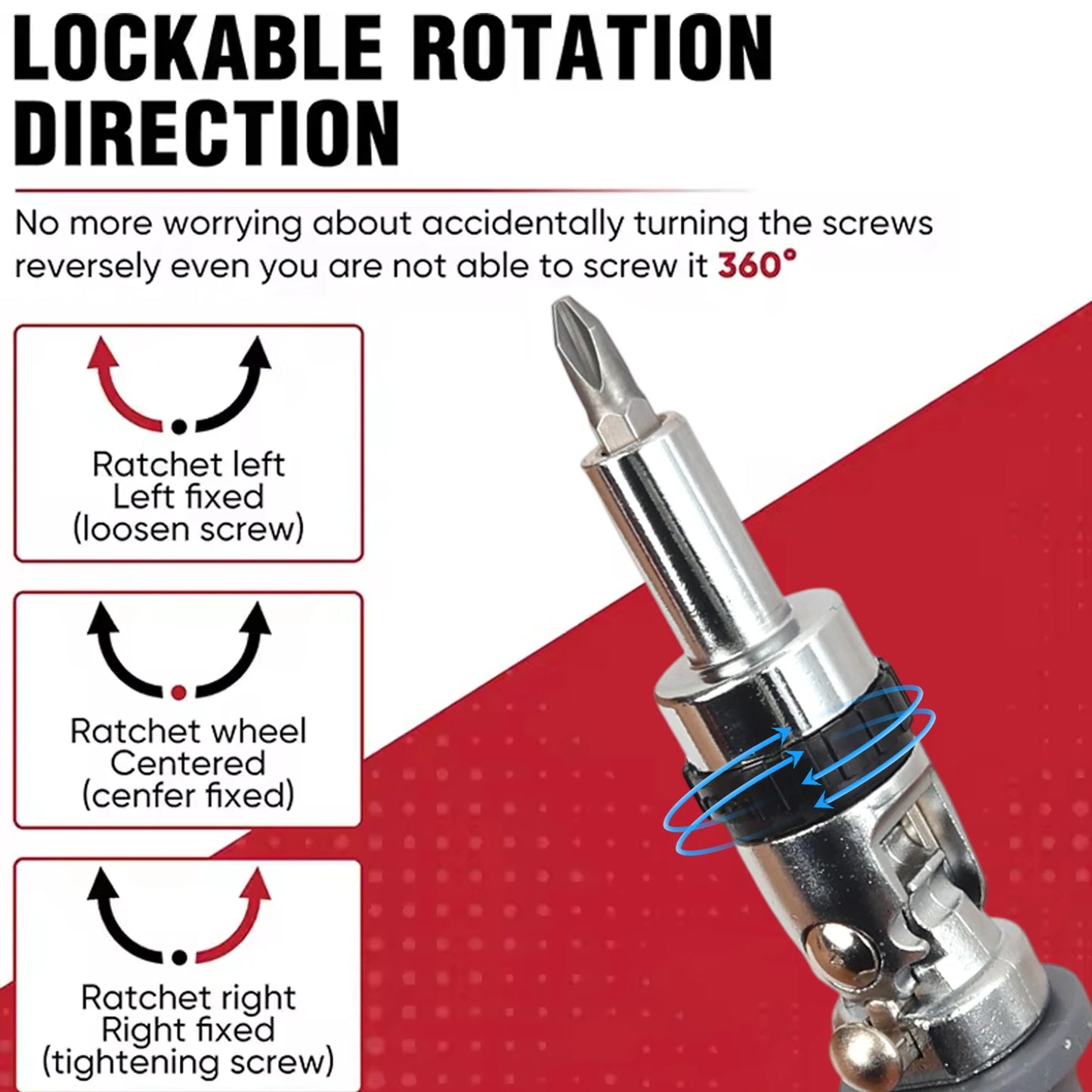 11 in 1 Ratchet Screwdriver Sets Magnetic Screw Driver Bits Two-way Telescopic  Adjustment Forward Reverse Repair Hand Tools