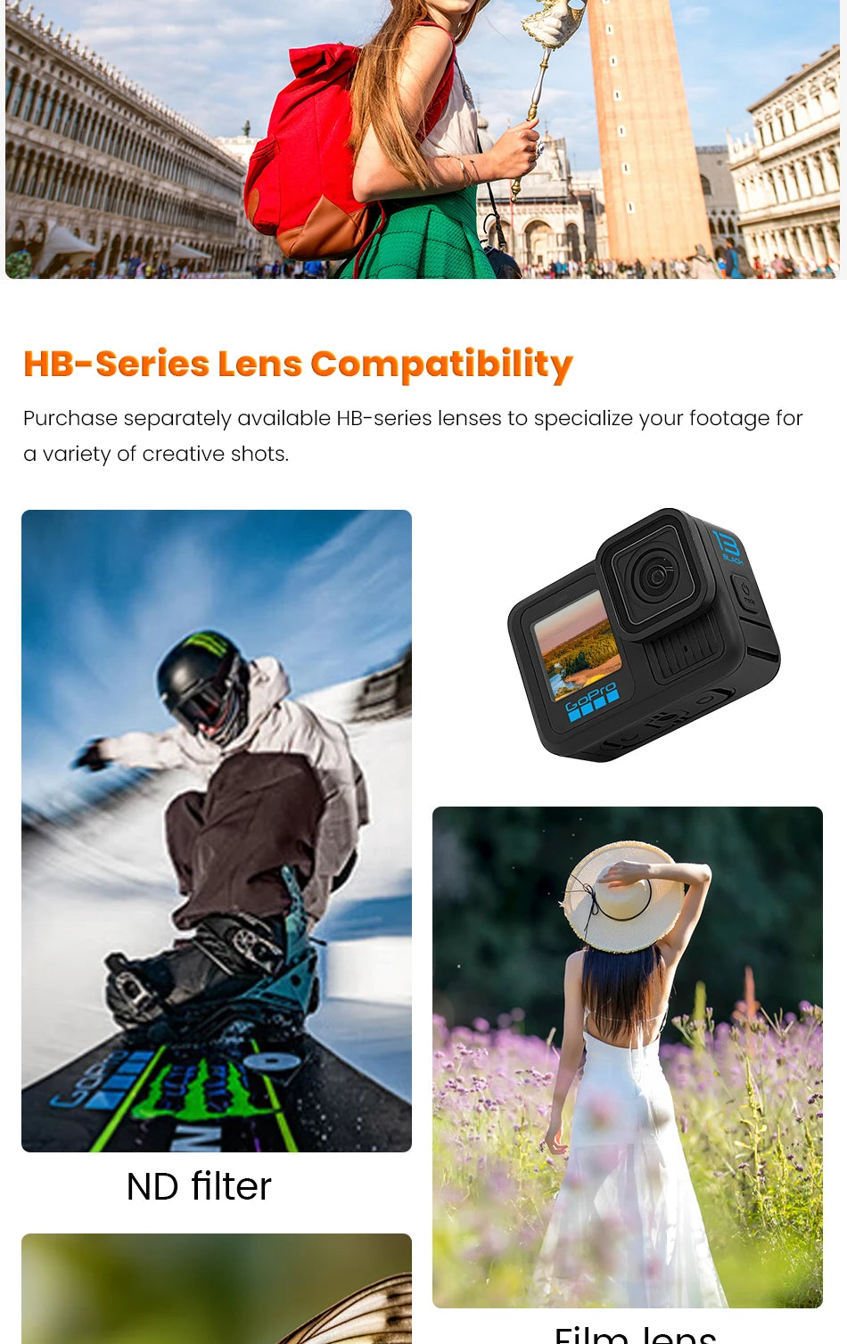 GoPro HERO13 Black Action Camera Go Pro 13 Anti Shake Cycling 5.3K Sports Camera