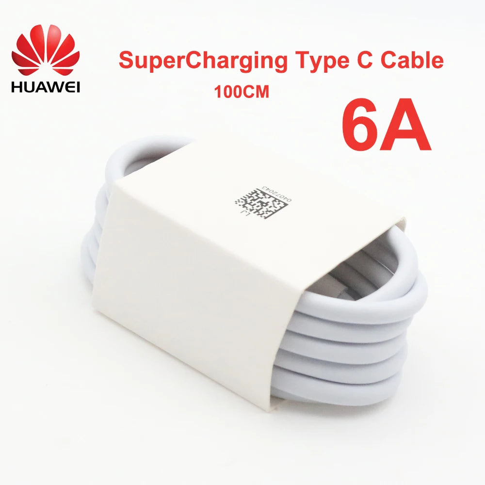 HUAWEI 66W Original Super Charge Quick USB Wall Charger Travel Charge 6A Type C Cable for Mate 50 40 30 P40 Pro Nova8 P 60 50 40