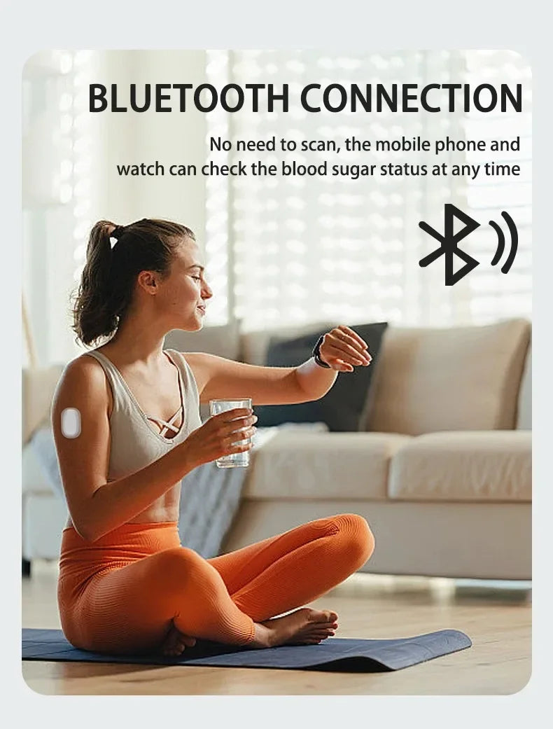 Aidex Dynamic Blood Glucose Monitoring CGMS 24h Realtime Monitor Scan Free Multilingual System Remote Monitoring Freestyle Libre