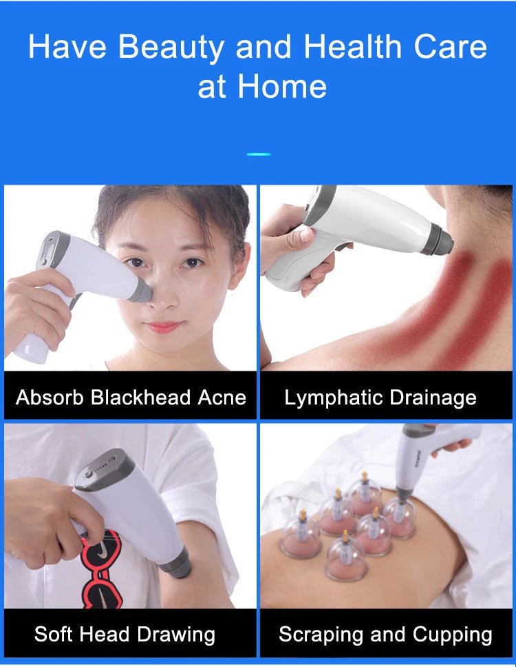 Chinese Medicine Suction Cups Anti Cellulite Electric Bank Vacuum Hijama Cupping Glasses Therapy Physiotherapy Massage Body Jars