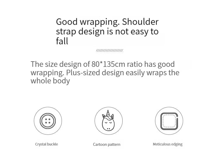 Cartoon Wearable Bath Towel Fiber Polyester Brocade Bath Skirt Thickening Absorbent Soft Wipe Bath Towel Beach Towel Sling