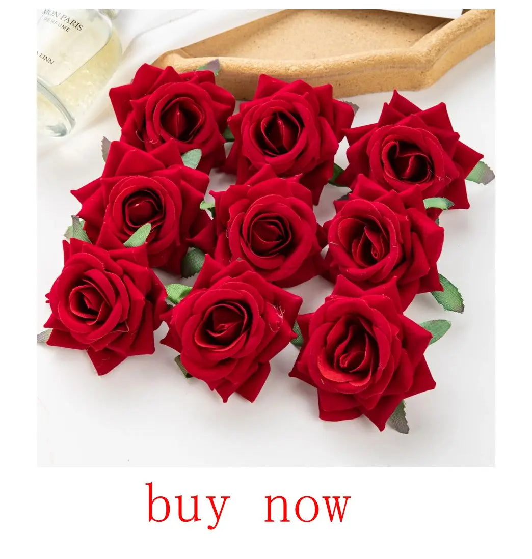 Soap Rose Flower Wedding Wall Home Garden Garland Decor Holiday Party festival Diy Gift box Bride bouquet Wrist Flower Ornaments