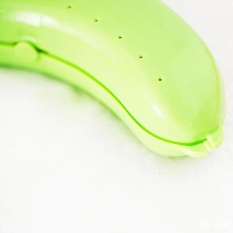 Banana Trip Outdoor Travel Storage Box Cute Banana Case Protector Container Trip Outdoor Lunch Fruit Storage Box Holder