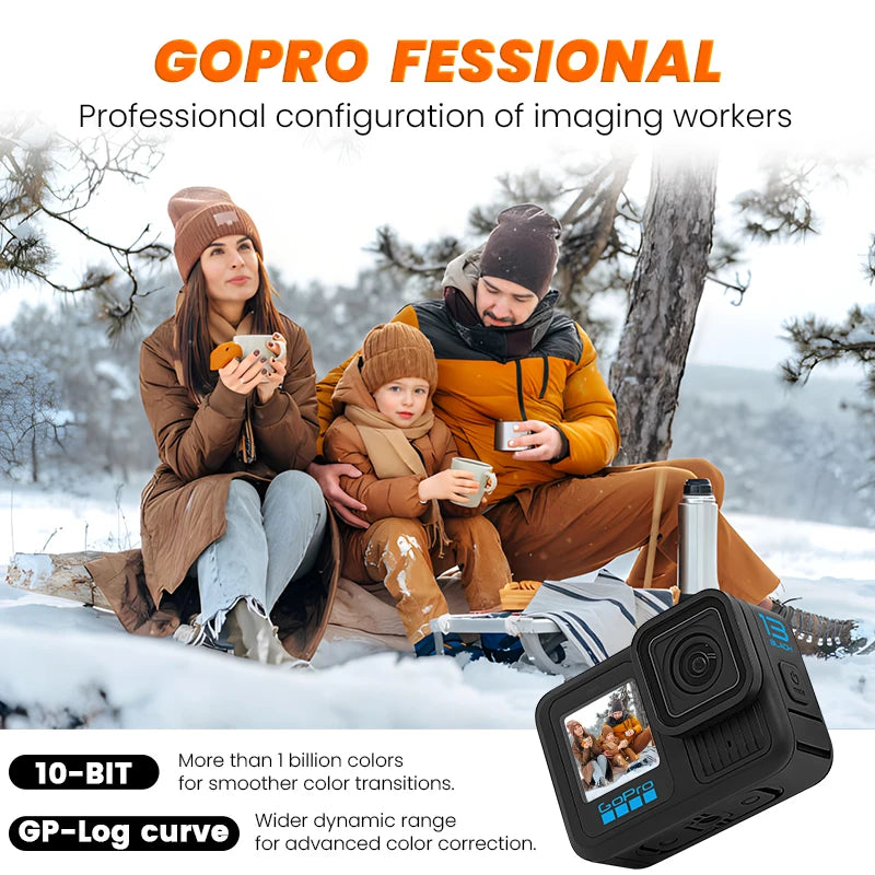New GoPro HERO13 Black High Definition 5.3K Outdoor Anti Shake Camera Cycling Sports Camera