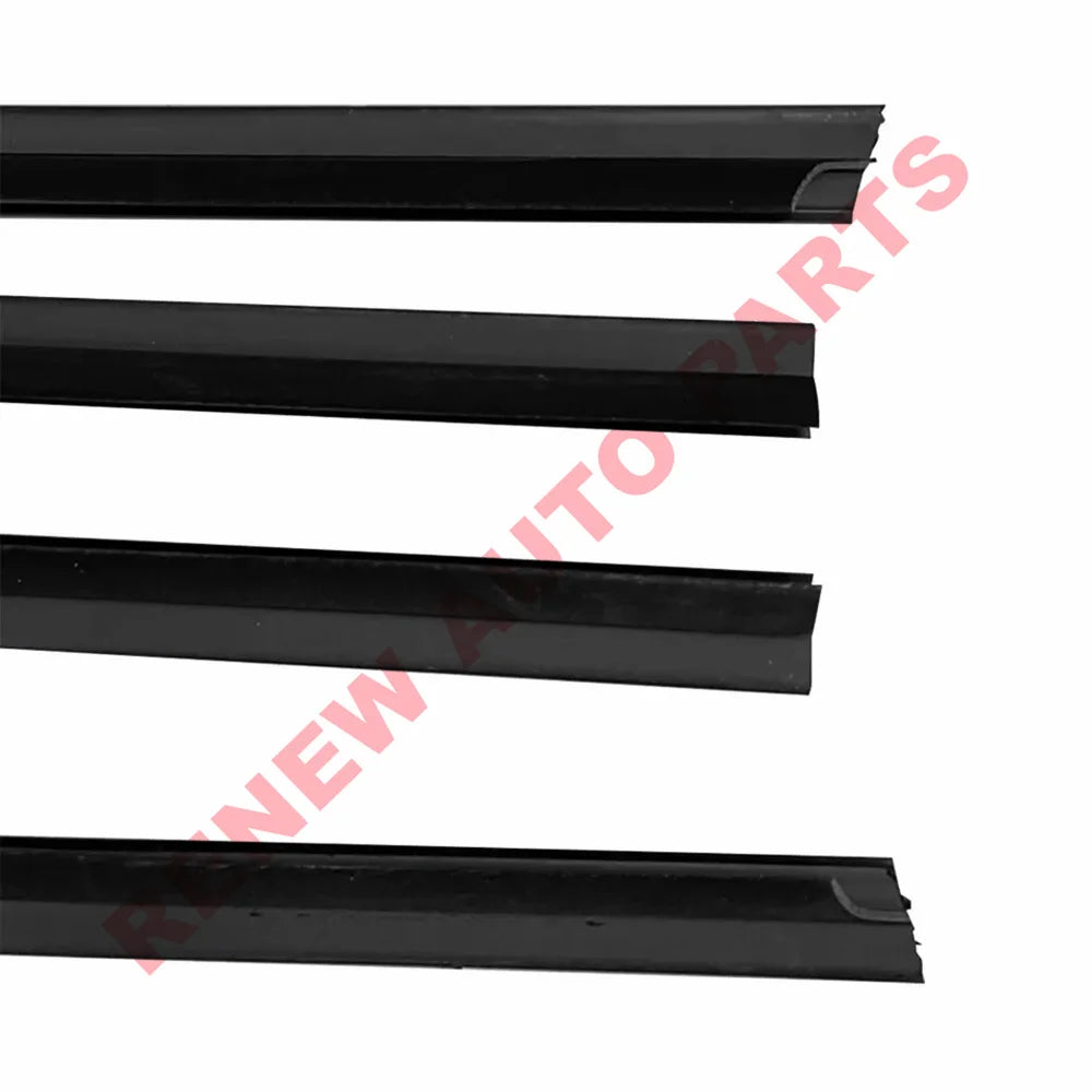 4PCS Door Belt Weather Strip Molding Seal Fit For Honda Fit Jazz 2008 2009 2010 2011 2012 2013