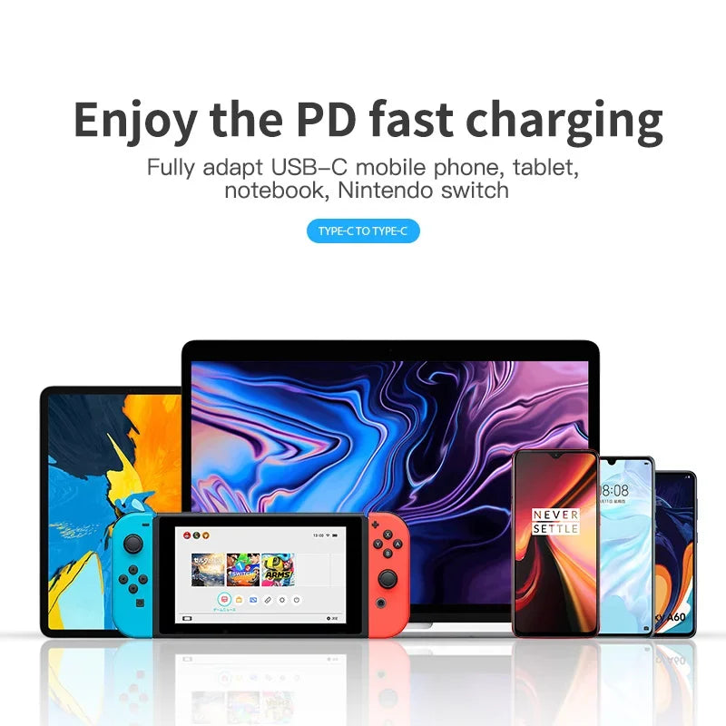 20W USB C Phone Charger PD Type C Cable Fast Charger Mobile Phone Charger for iPhone 15 16 Pro Max iPad Samsung Oppo EU/US Plug