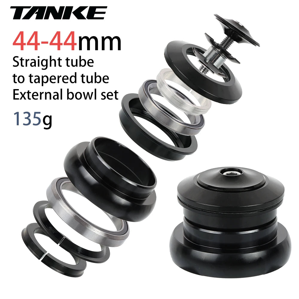 TANKE-MTB Mountain Bike Bowl Group, Aluminum Alloy Headset,Tapered Straight Fork Bearing,44-52mm,55mm,56mm,11/8 ",11/2",28.6mm