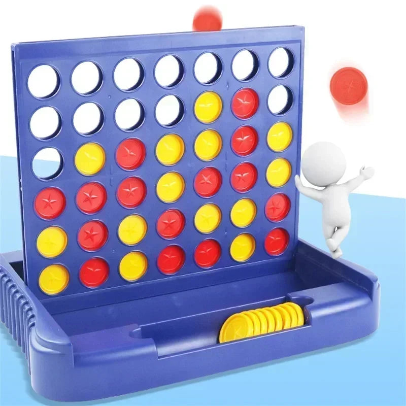 Foldable Children's Online Board Game Classic Battle 4 Chess Family Toys Early Puzzle Thinking Training Gifts