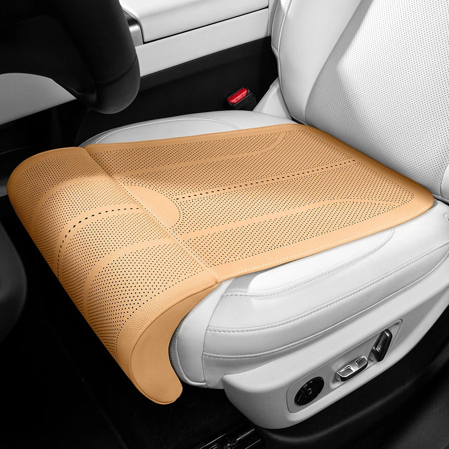Car Seat Cushion with Leg Support Universal Seat Protection Cover Extension Leg Rest Padding Relieve Fatigue Auto Accessories