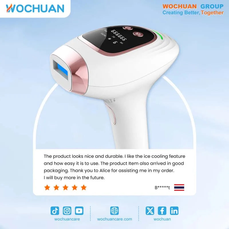 3-in-1 ABS Material Light Hair Removal Instrument Intense Pulse IPL Photon Beauty Tender Skin Removal Wholesale Ice Gratitude