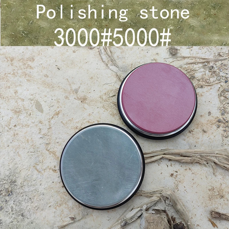 2P Rolling Knife Sharpener Whetstone grinding stone accessory Diamond Kitchen Professional Knife Sharpening Tool Agate Polishing