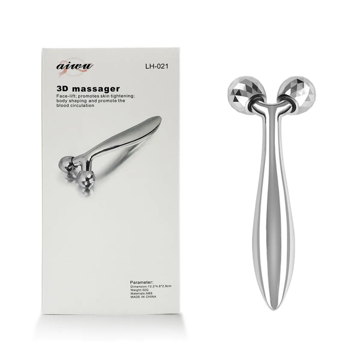 Face Massager Facial Lifting 3D Roller Body Slimming Massager Tool Y Shape Massagers Skin Care Tools Neck Massager 360 Rotate