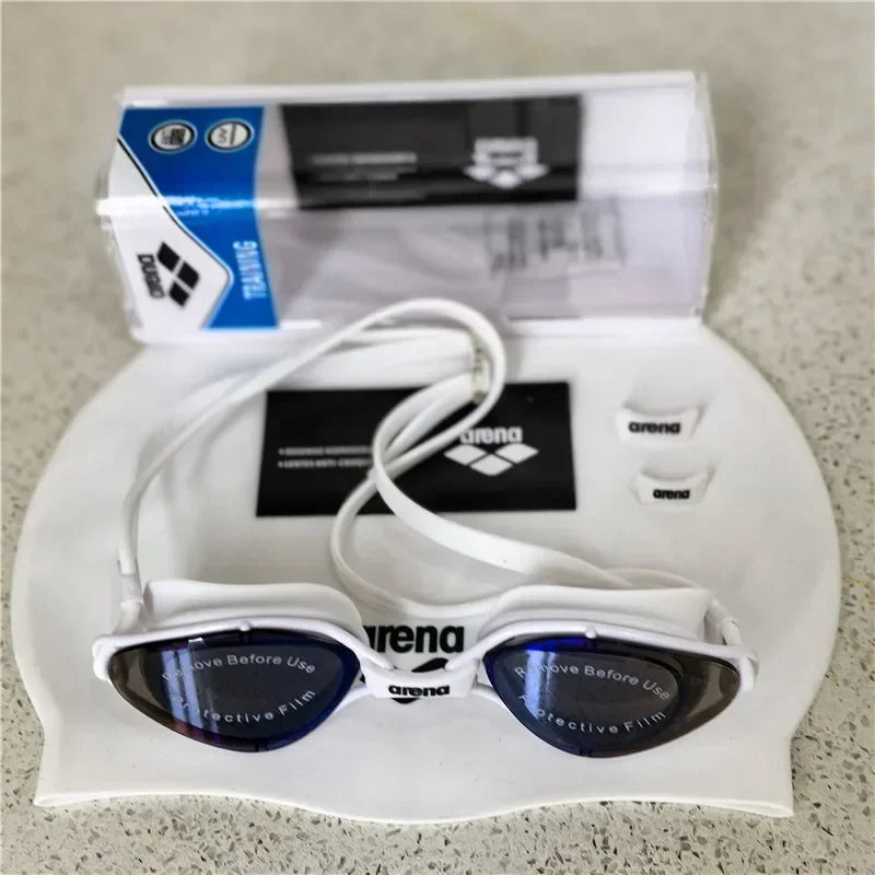 ARENA Professional Adult Anti Fog Swimming Goggles for Men and Women, Waterproof and Adjustable UV Protective Glasses