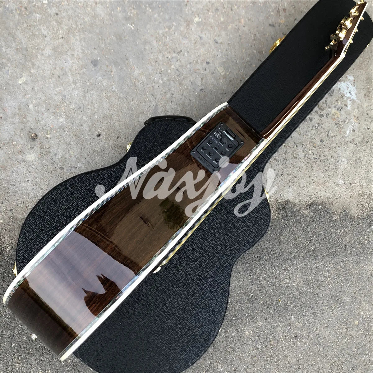 Cutaway 41 Inches D45 Model Solid Spruce Acoustic Guitar Rosewood Body Acoustic Electric Guitar