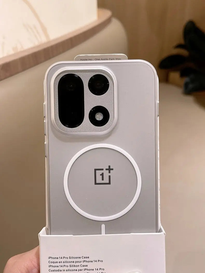 Case for OnePlus 15 Luxury Matte Magnetic Lightweight Magnet PC Hard Back Cover Shockproof Bumper