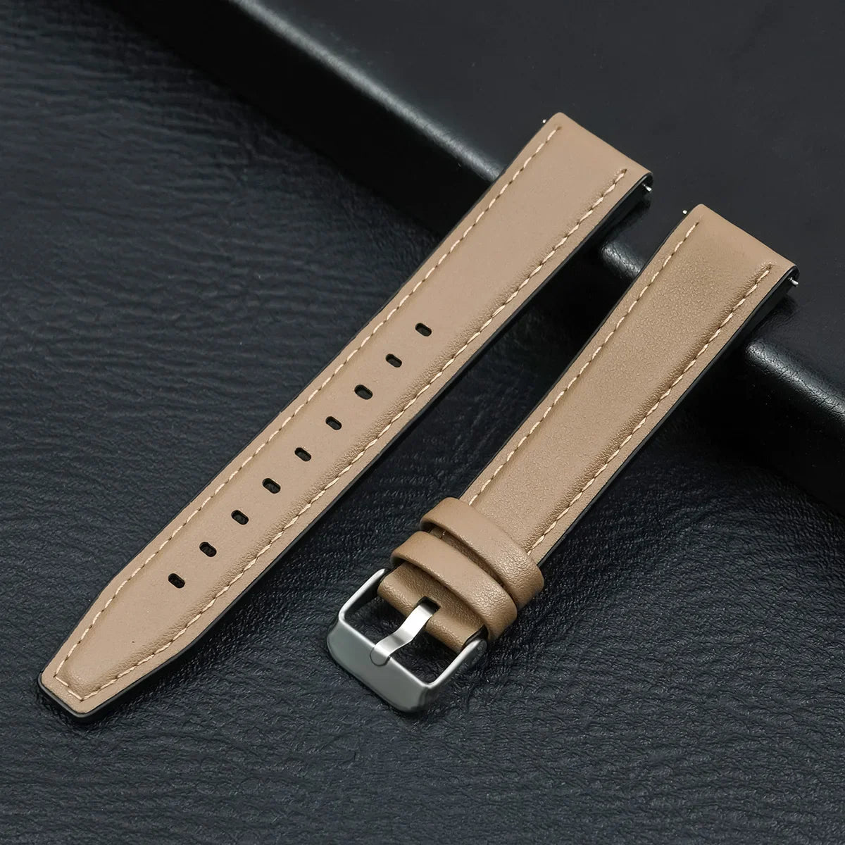 22mm 20mm Leather Strap For HUAWEI WATCH GT 4 46mm 4Pro GT3/2 Pro 42mm Soft Band For Samsung Galaxy Watch 7/6/5/4 40mm Wristband