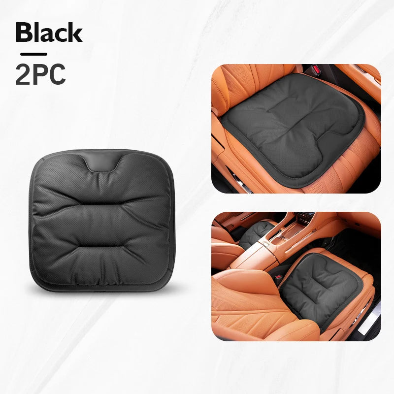 Four Seasons Universal Car Seat Cover Breathable Leather Car Seat Waist Cushion Covers Auto Interior Seats Interior Accessories