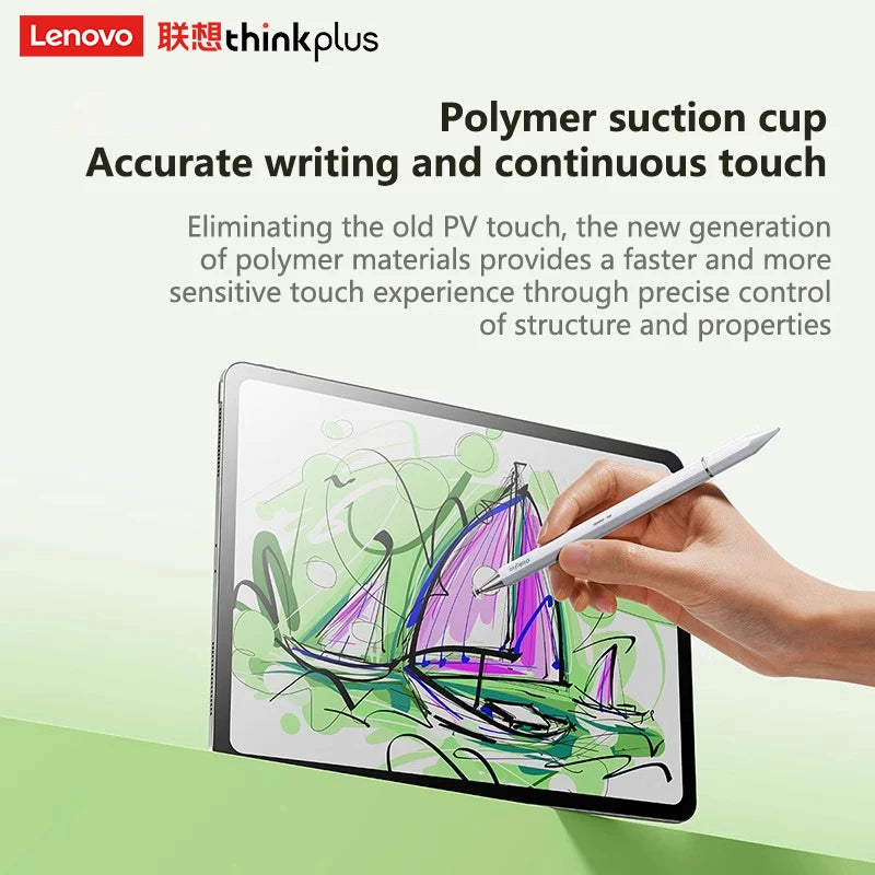 Lenovo universal three pen tips stylus For Android IOS Capacitive Screen For iPad Apple Pencil Huawei Xiaomi Samsung Tablet Pen