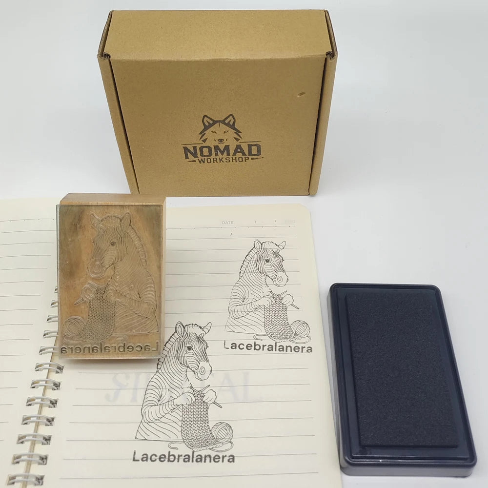 Custom Wooden Stamp Seal Personalized Logo Wedding Party Packaging Stamp Company Address&Name Self Inking Rubber Stamp Artwork