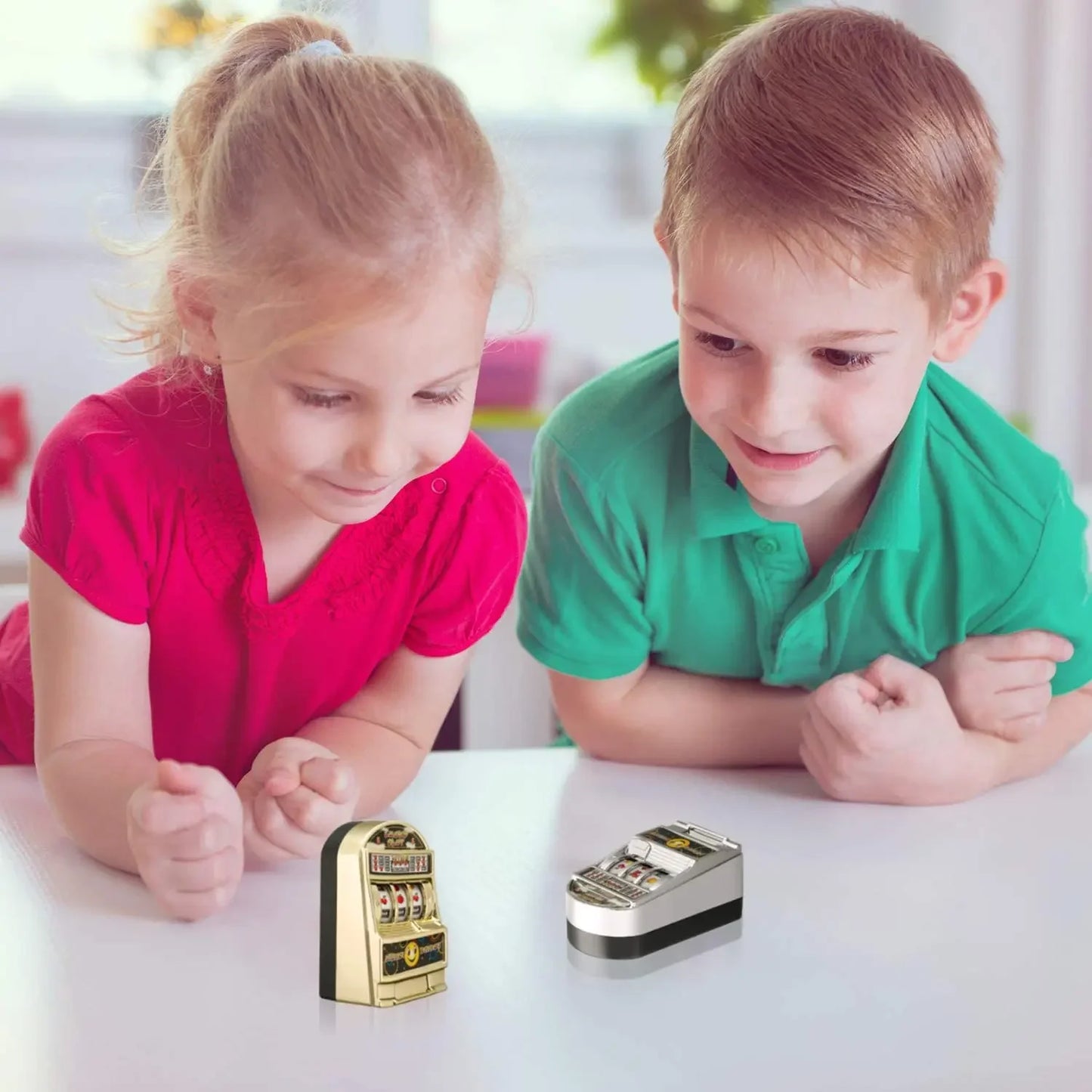 Cross Border Children Handheld Lottery Machine Toy Learning You Winning Game Machine Rocking Music