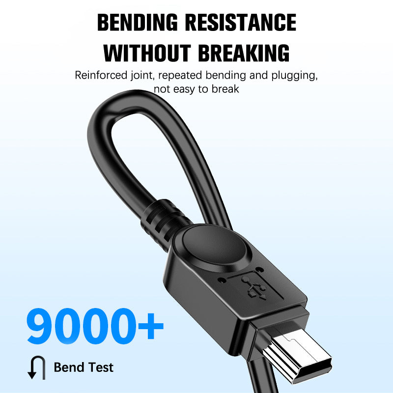 Mini USB Cable USB to Mini USB Fast Data Charger Cable For MP3 MP4 Player Car DVR GPS Digital Camera Mini USB Extra Long 2M/3M