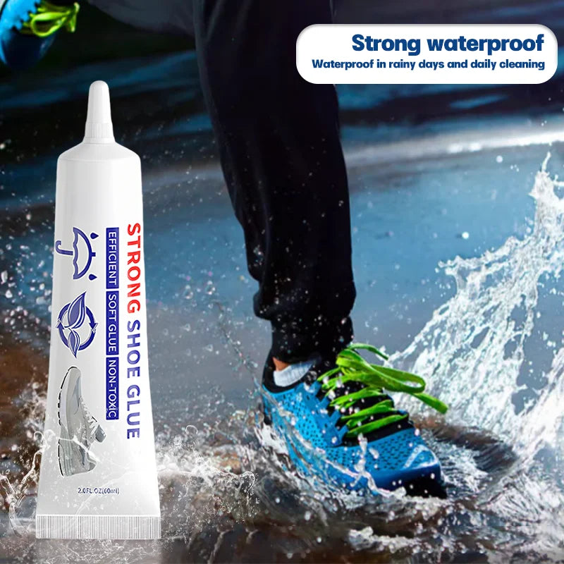 Waterproof Shoes Glue Super Strong Adhesive Clear Repair Sole for Sneakers Transparent Sealant Home Shoe-Repairing Adhesive
