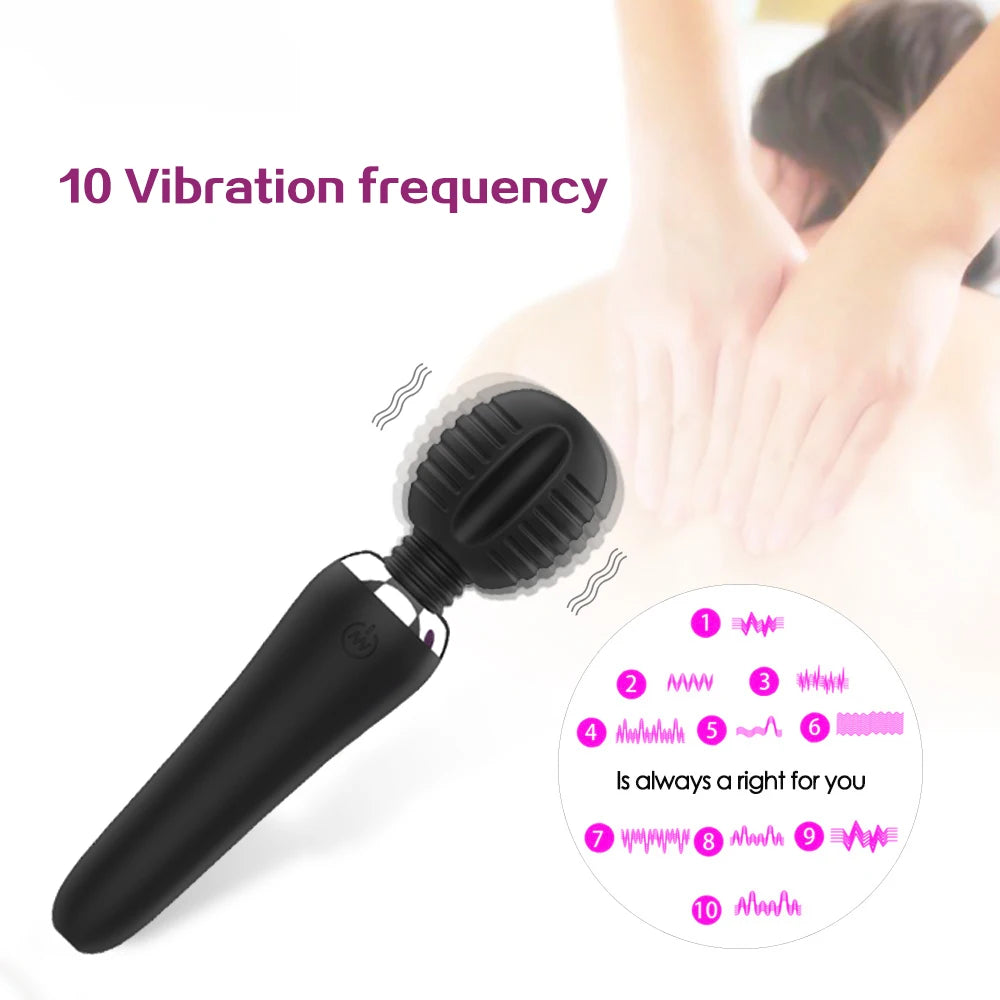 10 Speeds Powerful AV Vibrator Magic Wand Sex Toys for Women G spot Massager Clitoris Stimulator Adult Female Sex Erotic Product