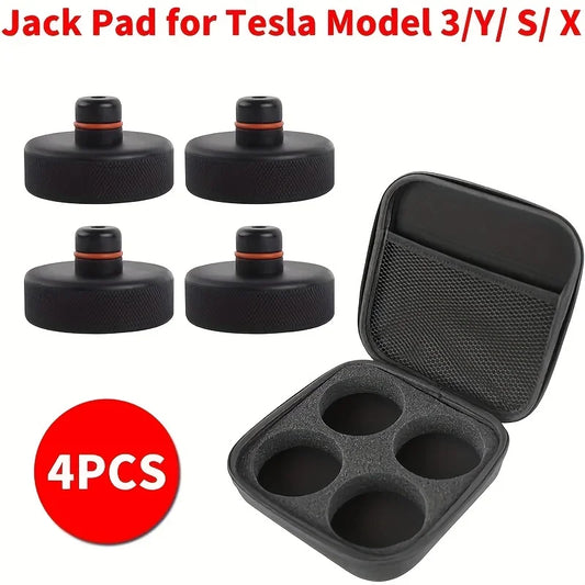 Car Jacks For Tesla Model 3/S/X/Y Car Rubber Lifting Jack Pad Adapter Repair Tool Wear-resistant Support Chassis Tire Repair Kit
