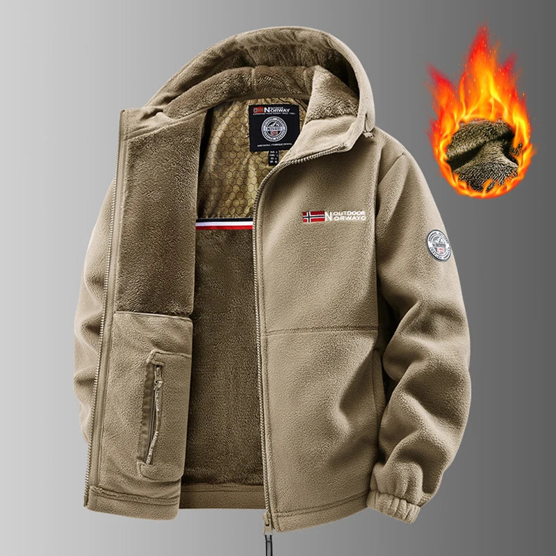 Men Heated Jacket Winter Polar Fleece Jacket Men Thermal Fleece Tactical Sports Coat Militar Softshell Hiking Outdoor Army Jacke