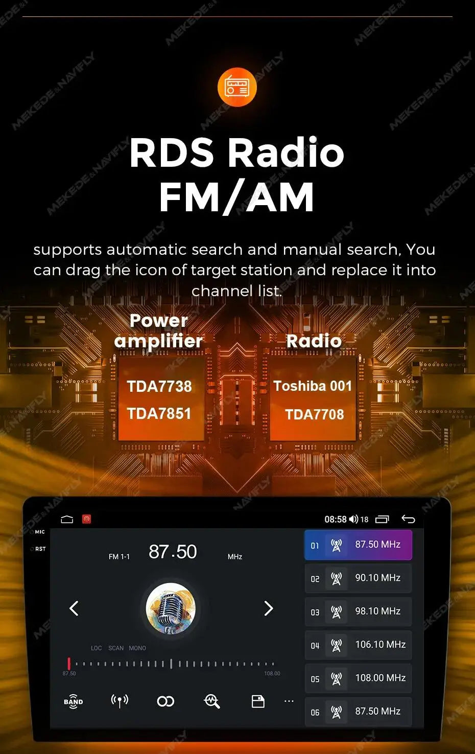 MEKEDE For Fiat Ducato Peugeot Boxer Citroen Jumper 2 2006-2022 UIS7862S 9'' Car Radio Multimedia Player Audio Stereo Head Unit