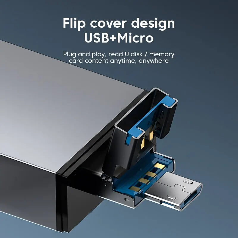 USB 3.0 7 in 1 Multi-Function Card Reader High-Speed Transfer Universal SD/TF Card PC Notebook Accessories High-Speed Card Reade