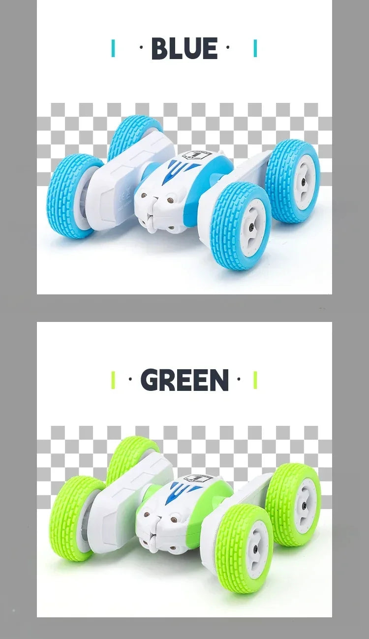 Newest Mini Double-sided RC Stunt Car GT1 2.4G Radio Remote Control Tumbling Driving Cars Gift Electronic Toys Gifts For Boys