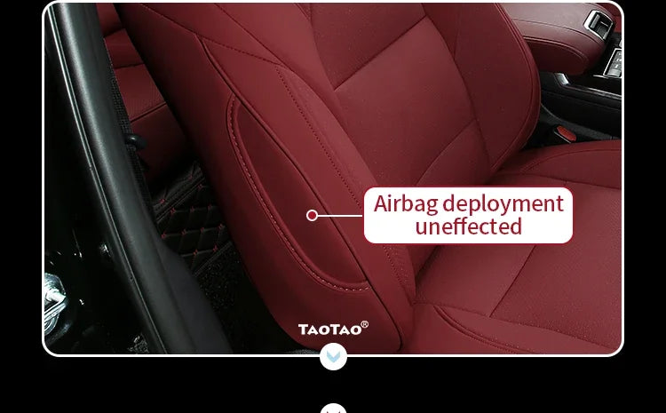 Custom Fit Highlander Car Seat Covers for Select Toyota Highlander Full Set Three-Row Second Row 2020 2021 2022 2023 2024