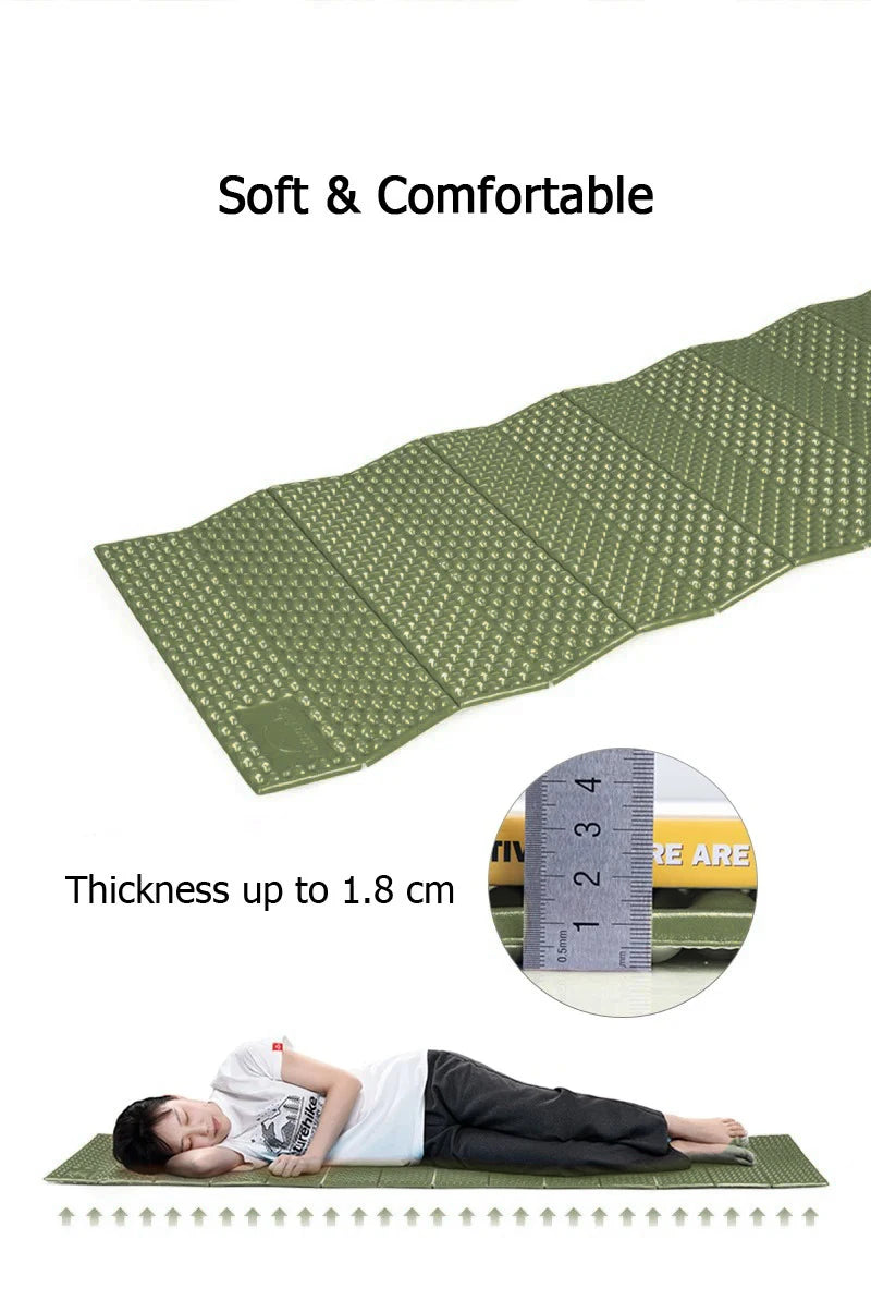 Naturehike Camping Mat Ultralight Folding Aluminum Film Moisture Sleeping Pad Outdoor Portable Picnic Bed Seat Hiking Mattress